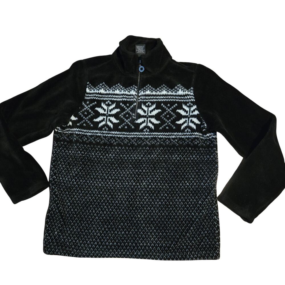 B.C. Clothing Original quarter-zip fleece sweater size medium